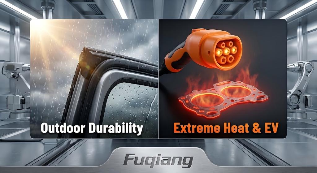 EPDM வெர்சஸ். சிலிகான்: வாகன உதிரிபாகங்களுக்கான சரியான வானிலை-எதிர்ப்புப் பொருளை எவ்வாறு தேர்வு செய்வது?