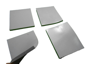 စိတ်ကြိုက်ပုံစံ အပူလျှပ်ကူးနိုင်သော Silicone Pad Flame Retardant & Thermally Conductive Pad