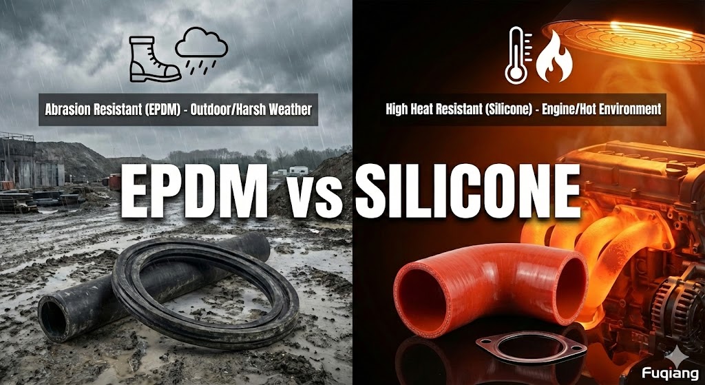 ປຽບທຽບ EPDM ທຽບກັບຢາງຊິລິໂຄນສໍາລັບການປົກປ້ອງສາຍເຊືອກ