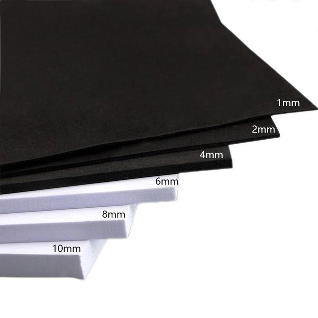 काले और सफेद ईवा कुंडल उच्च लोचदार उच्च घनत्व ईवा फोम शीट उच्च फोम स्पंज शीट ईवा फोम