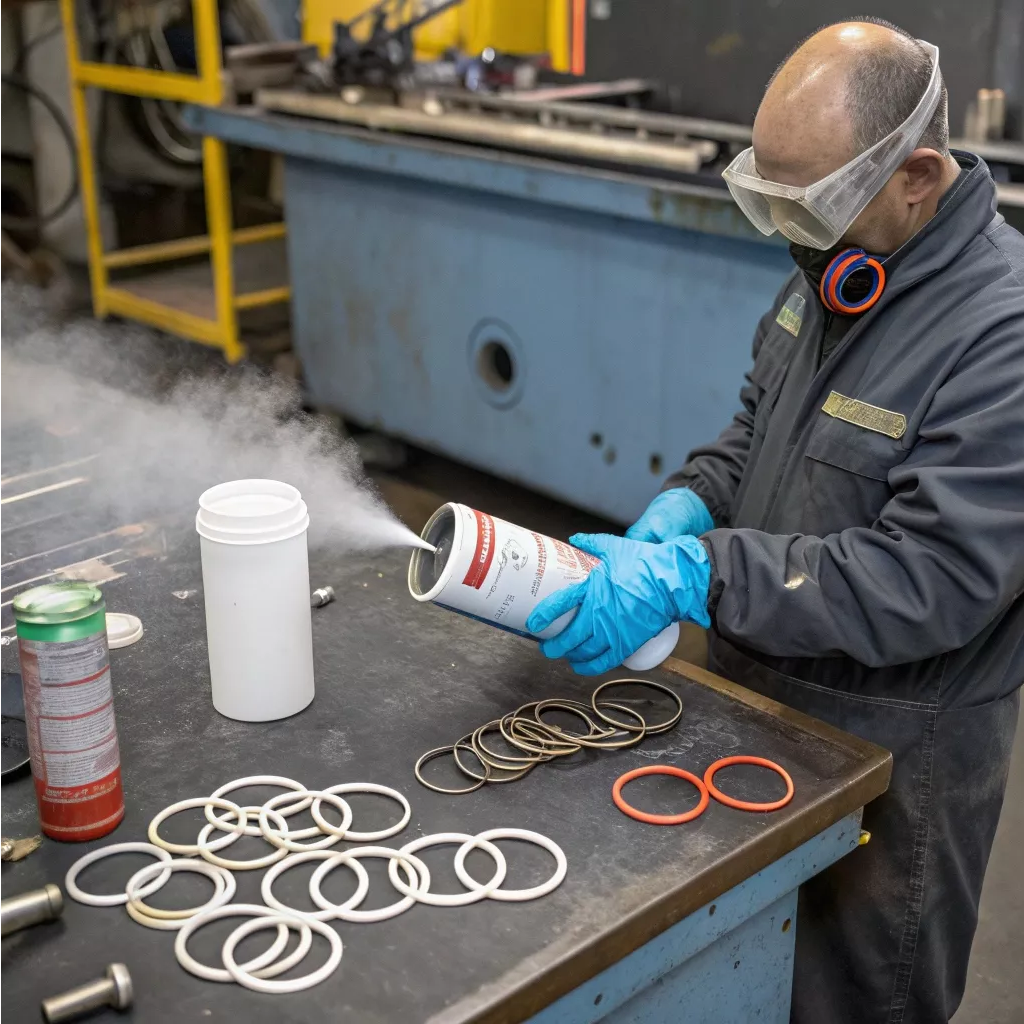 O-rings ፈሳሽ ናይትሮጅን Deflashing | Cryogenic ትክክለኛነት የጎማ ማኅተሞች